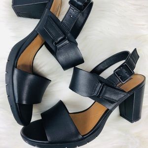 Clark’s chunky wedge sandals